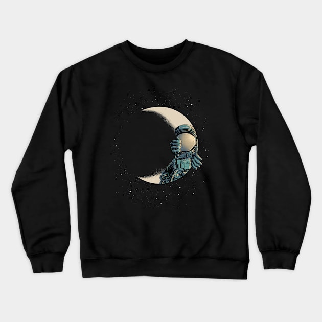 Crescent moon Crewneck Sweatshirt by carbine